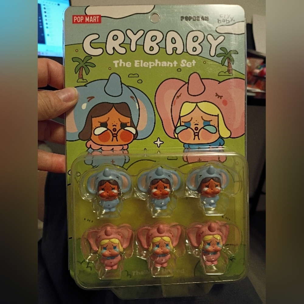 Pop Mart Cry Baby Thailand Exclusive Popbean Set